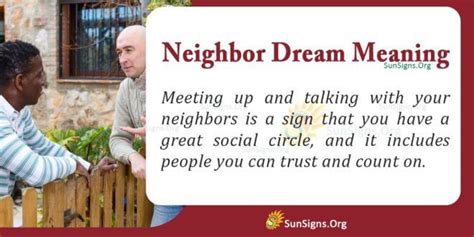 The Hidden Desires of the New Neighbor: A Dream Interpretation